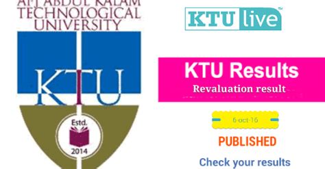 ktu revaluation results.